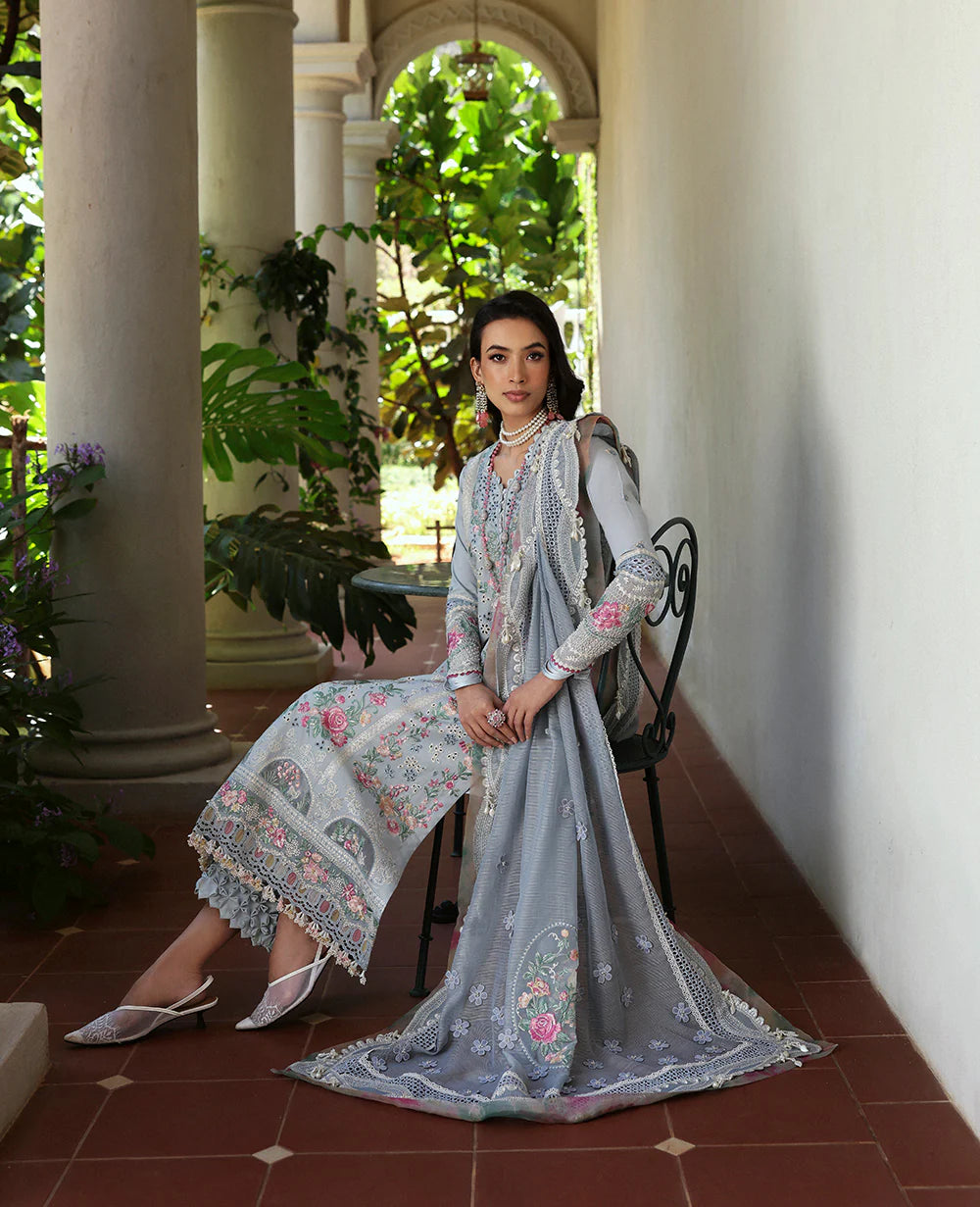 Republic womenswear - Kalani eid luxury lawn'25 - D7-B - Hoor