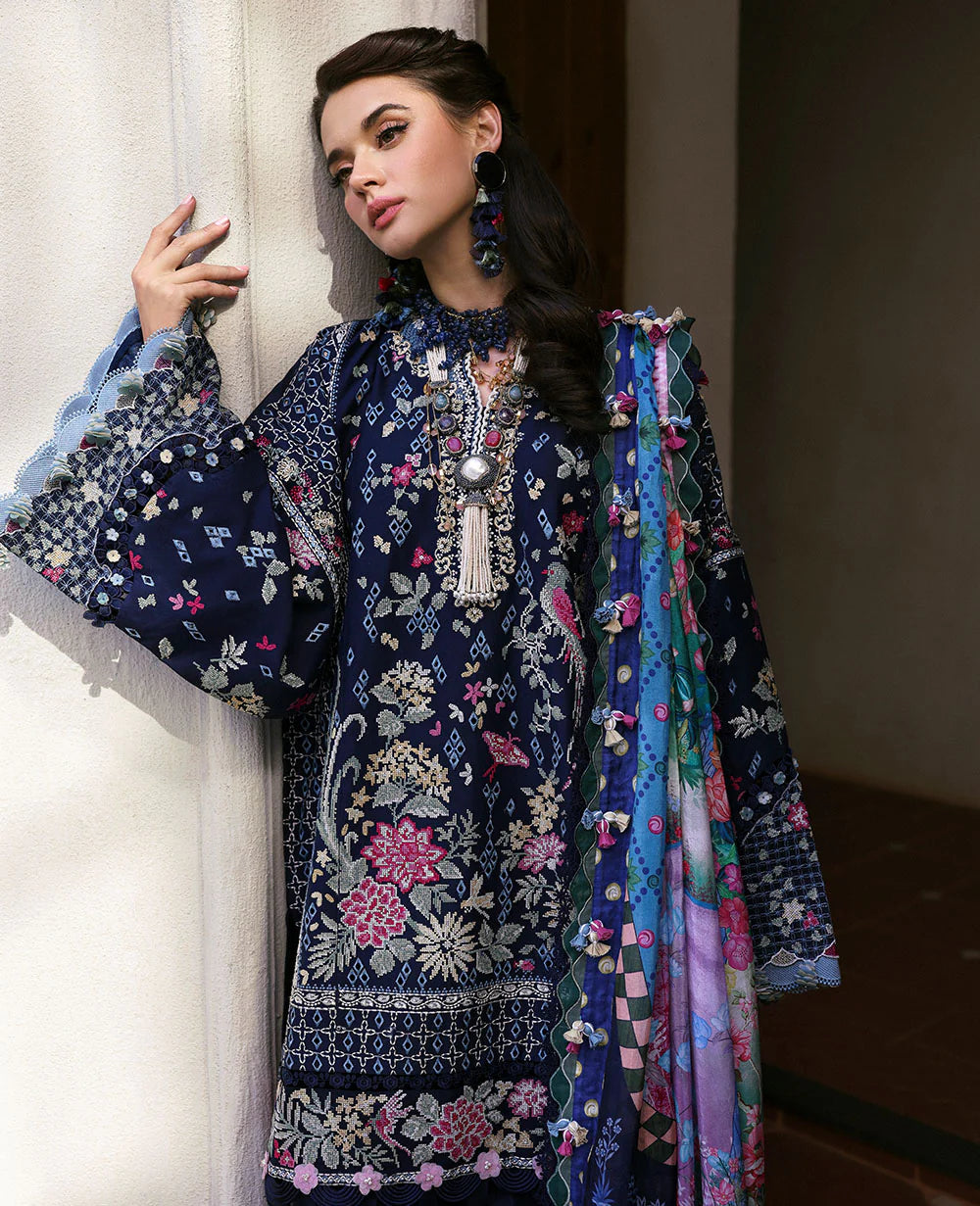 Republic womenswear - Kalani eid luxury lawn'25 - D5-B - Nyra