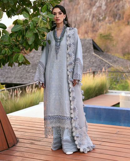 Republic womenswear - Kalani eid luxury lawn'25 - D3-B - Sitara