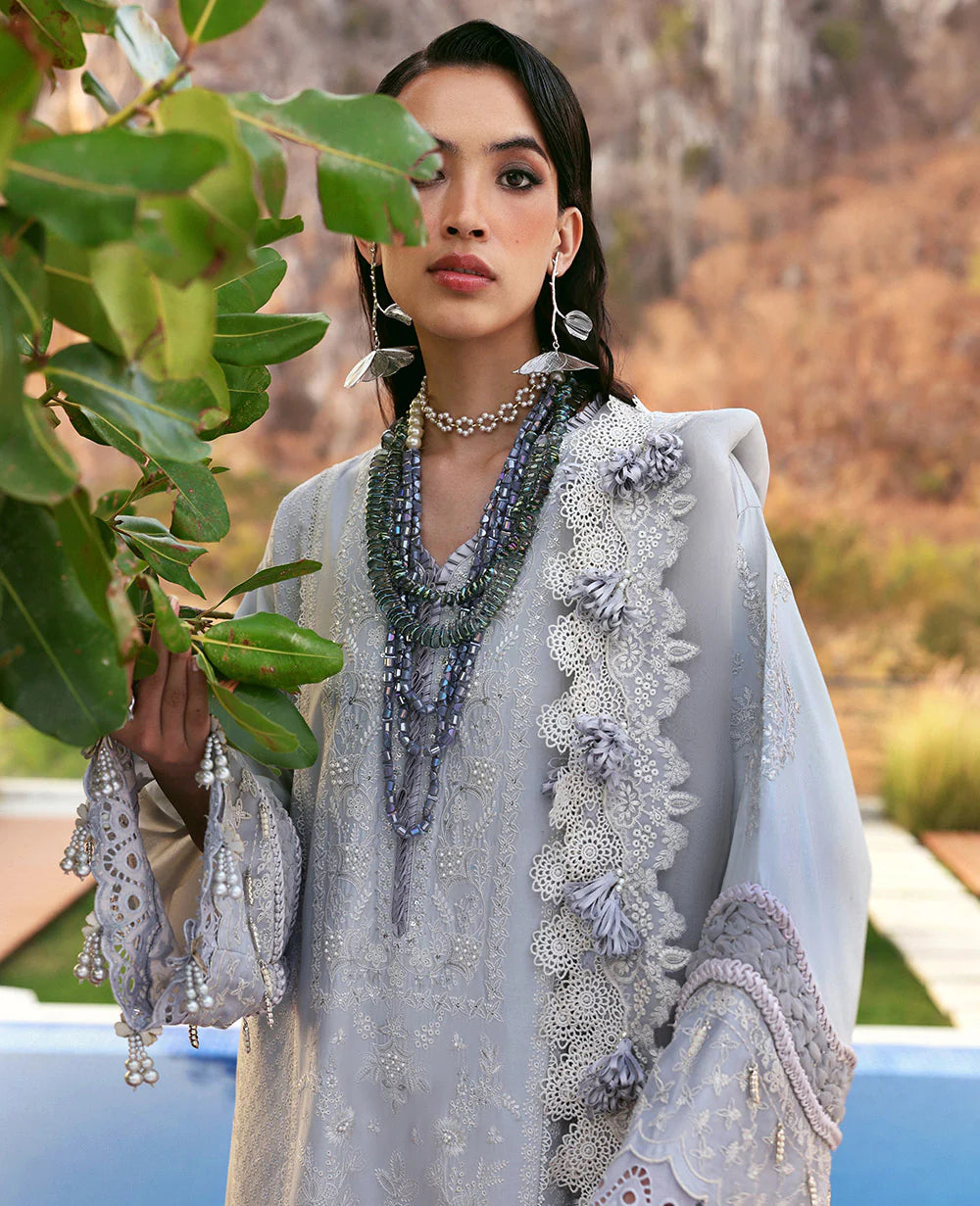 Republic womenswear - Kalani eid luxury lawn'25 - D3-B - Sitara