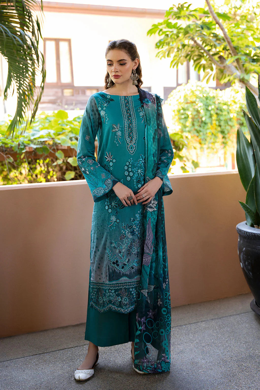 Ramsha Ghazal Luxury lawn Vol-3 - G-302