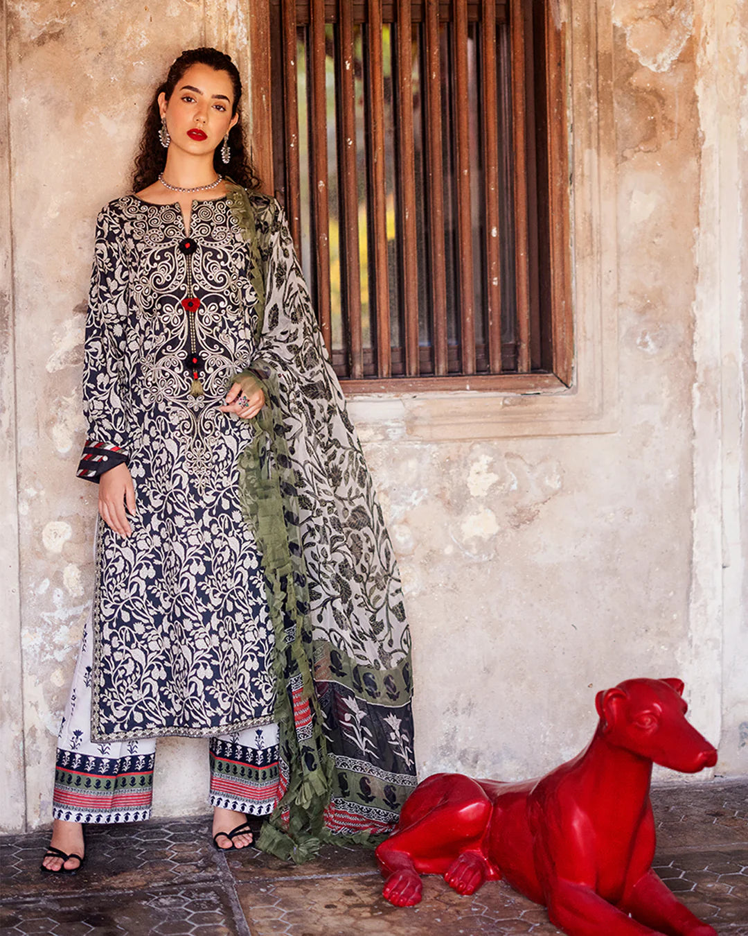 Unstitched Block Print'24 by Rohenaaz - Mahin