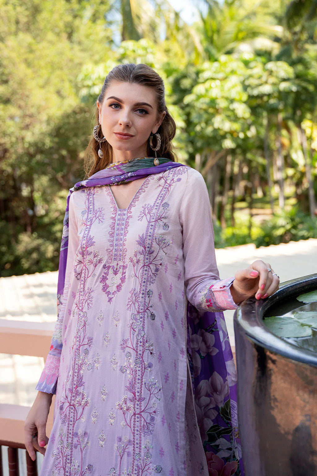 Ramsha Ghazal Luxury lawn Vol-3 - G-310