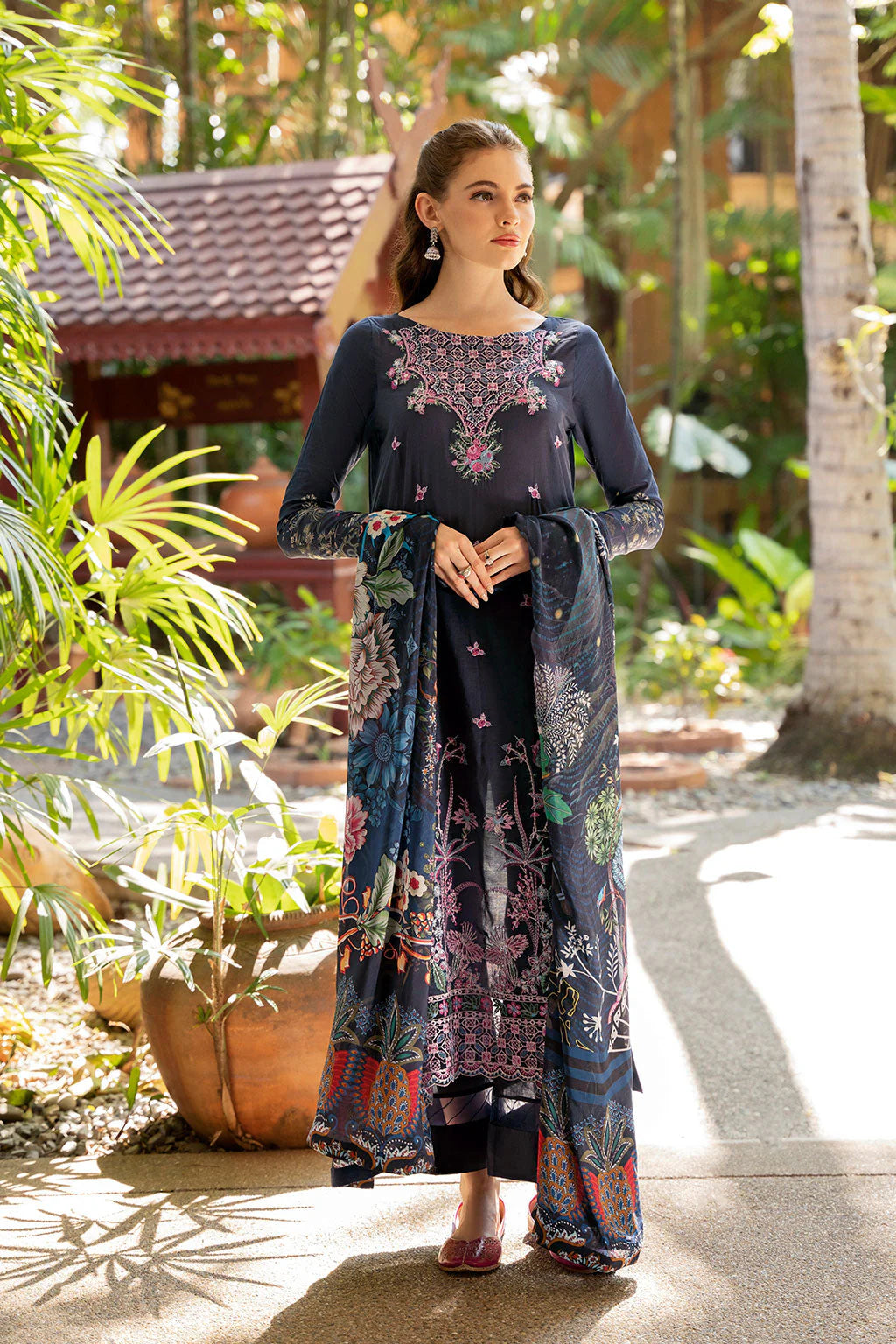 Ramsha Ghazal Luxury lawn Vol-3 - G-309