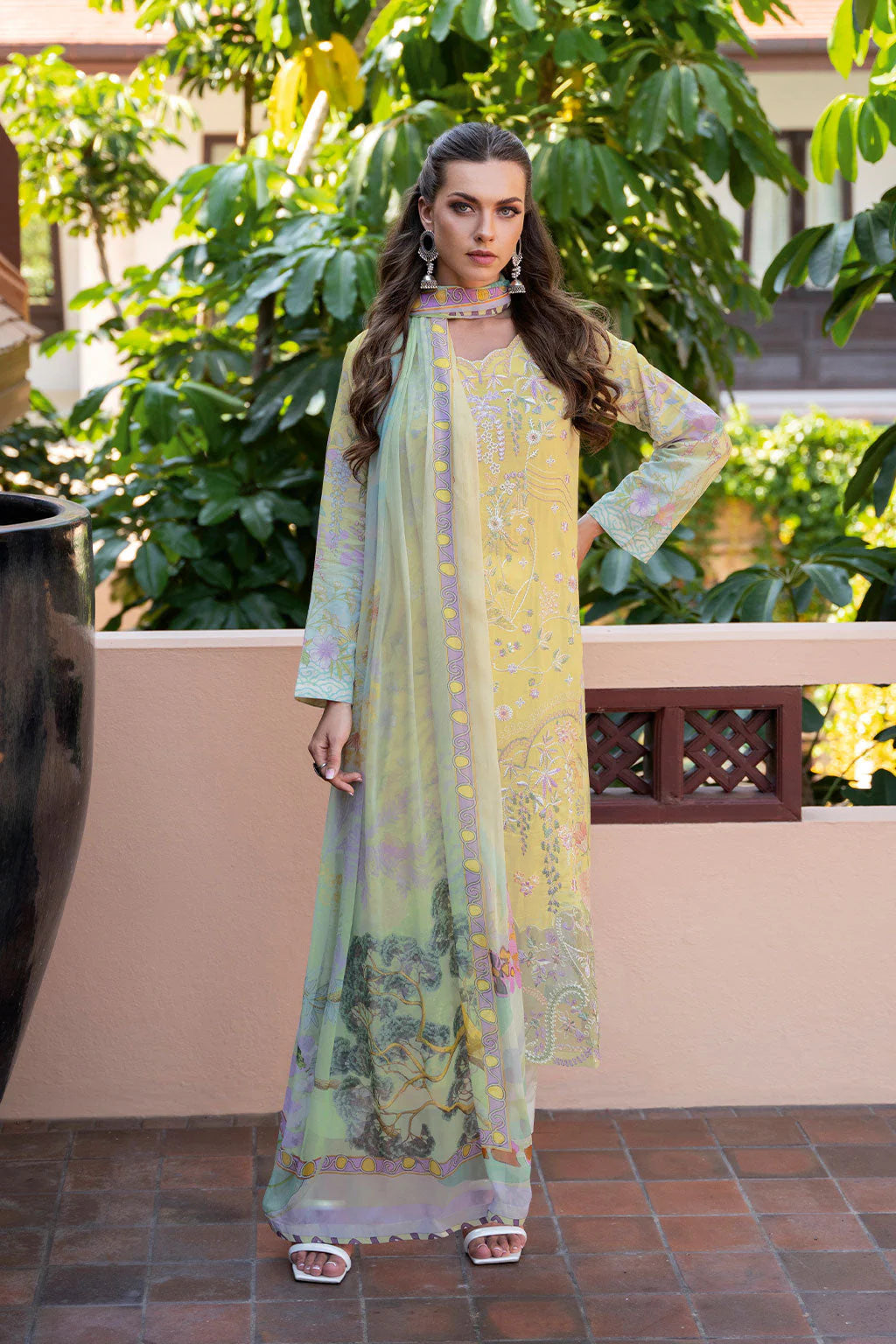 Ramsha Ghazal Luxury lawn Vol-3 - G-308