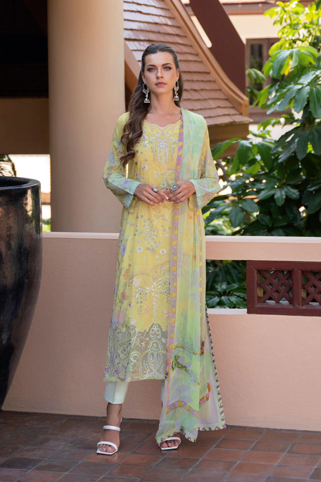 Ramsha Ghazal Luxury lawn Vol-3 - G-308