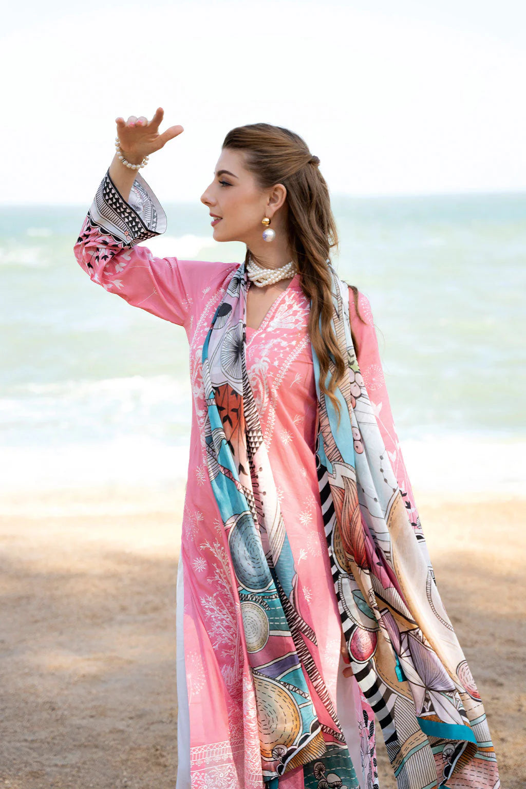 Ramsha Ghazal Luxury lawn Vol-3 - G-307