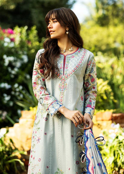 Siraa Lawn 2025 by Sadaf Fawad Khan - PAISLEY GARDEN - A