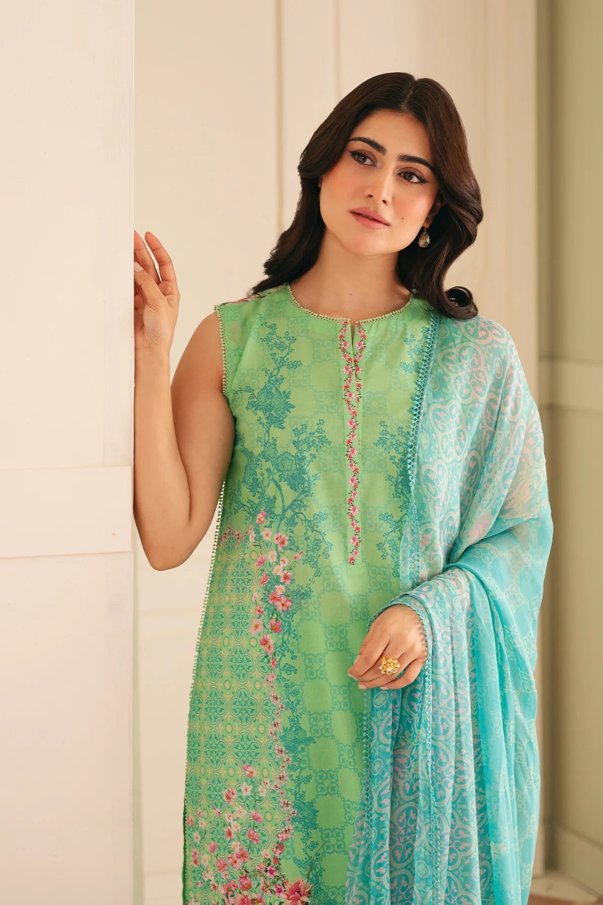 Selene SS'25 by Sahar - Seafoam Garden