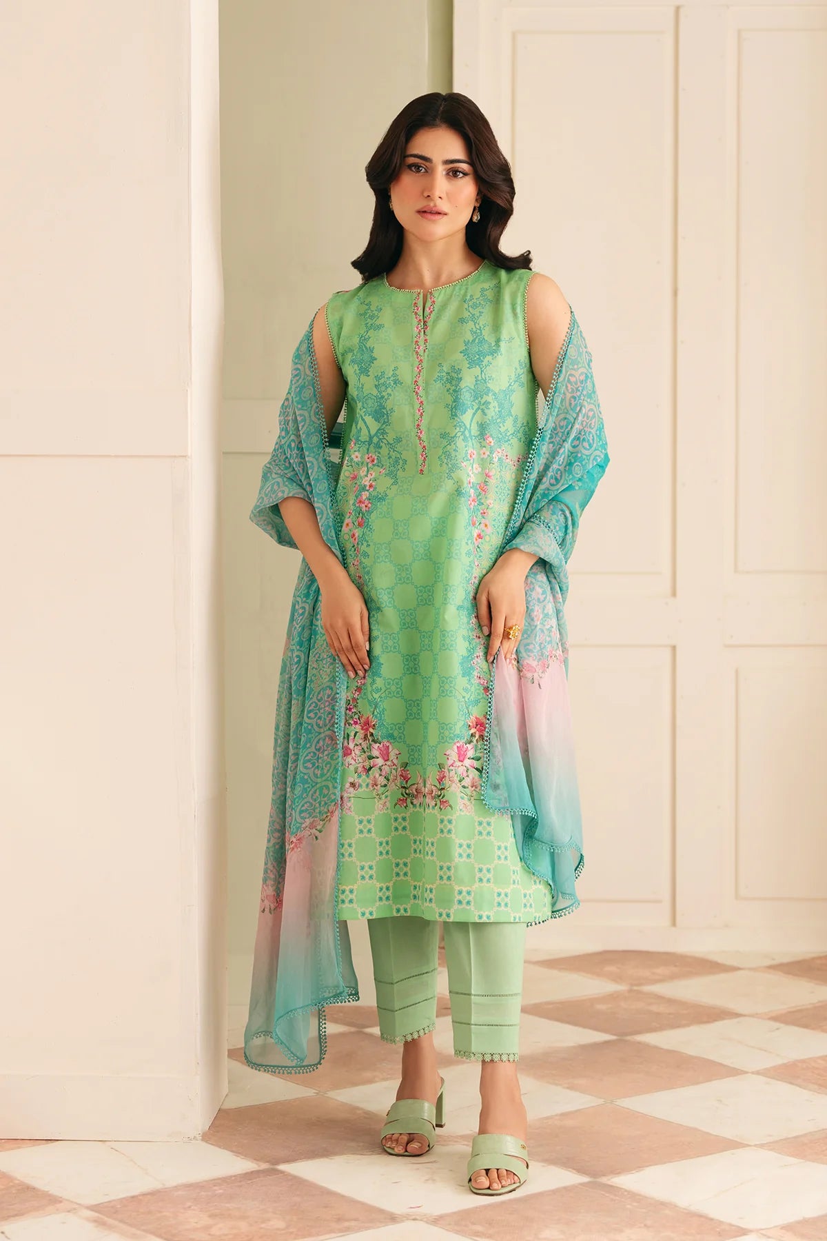Selene SS'25 by Sahar - Seafoam Garden