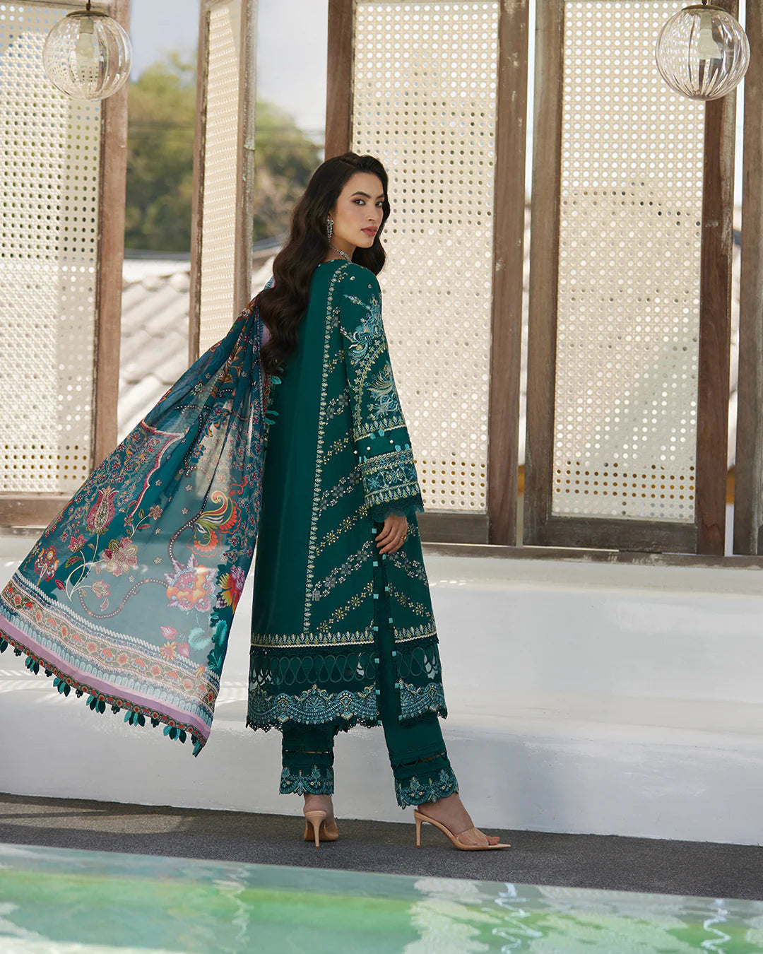 Luxury Lawn 2024 by Faiza Saqlain - Milena