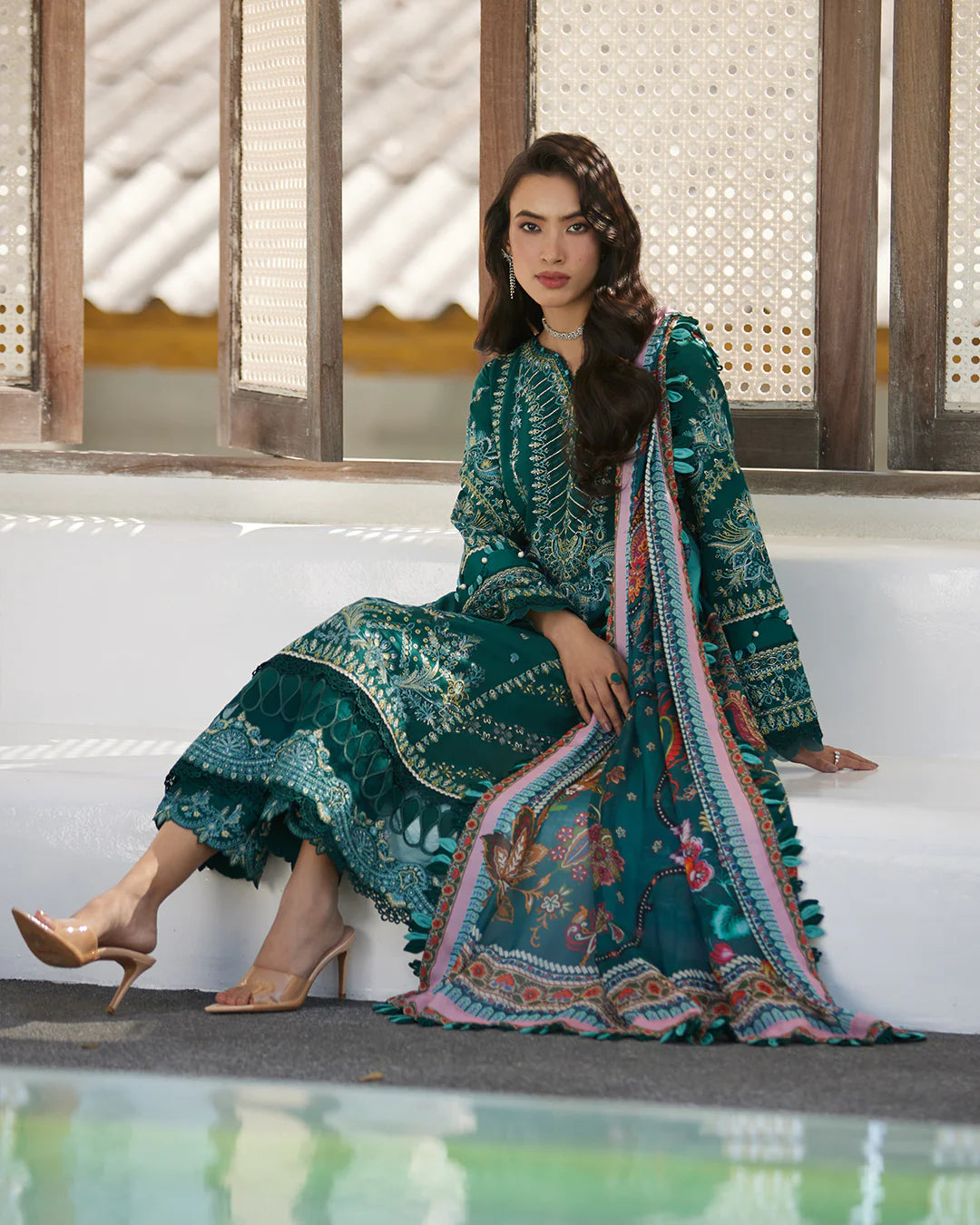 Luxury Lawn 2024 by Faiza Saqlain - Milena