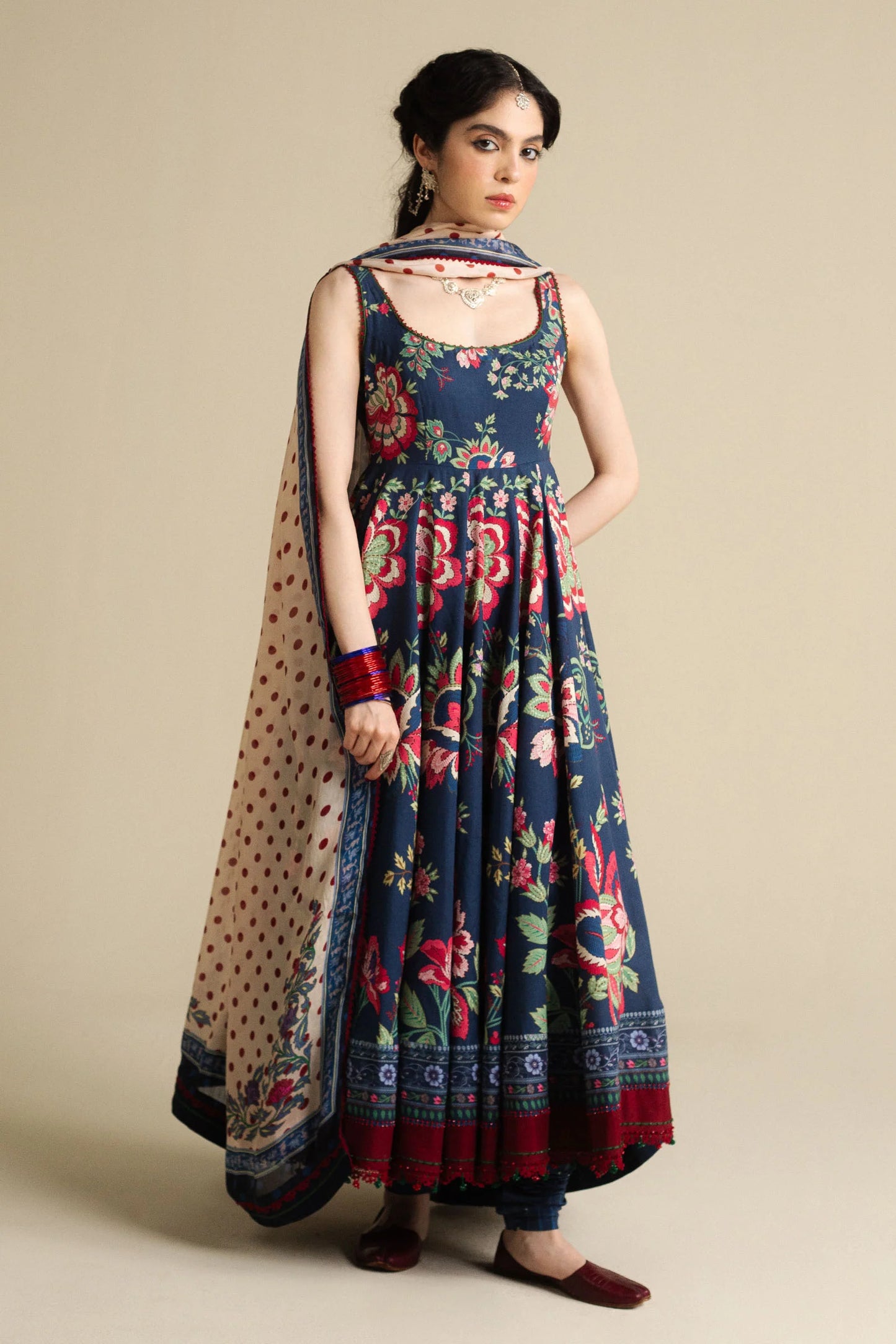 Zara Shahjahan Anarkali 2025 - Neelofur-D4