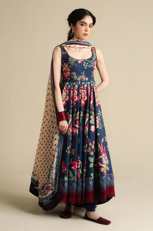 Zara Shahjahan Anarkali 2025 - Neelofur-D4