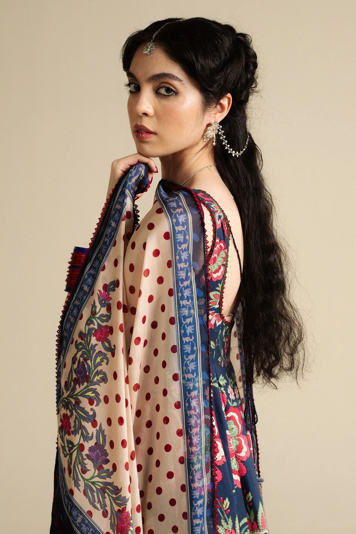 Zara Shahjahan Anarkali 2025 - Neelofur-D4